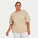 Womens Icon T-Shirt - Beige Cream