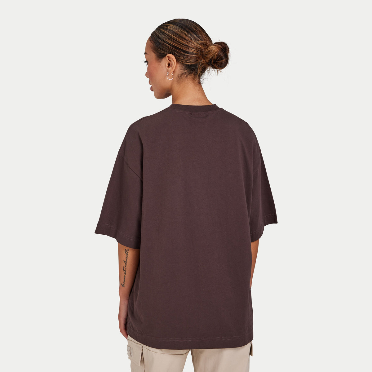 REWEAR Icon Oversized T-Shirt - Slate Brown