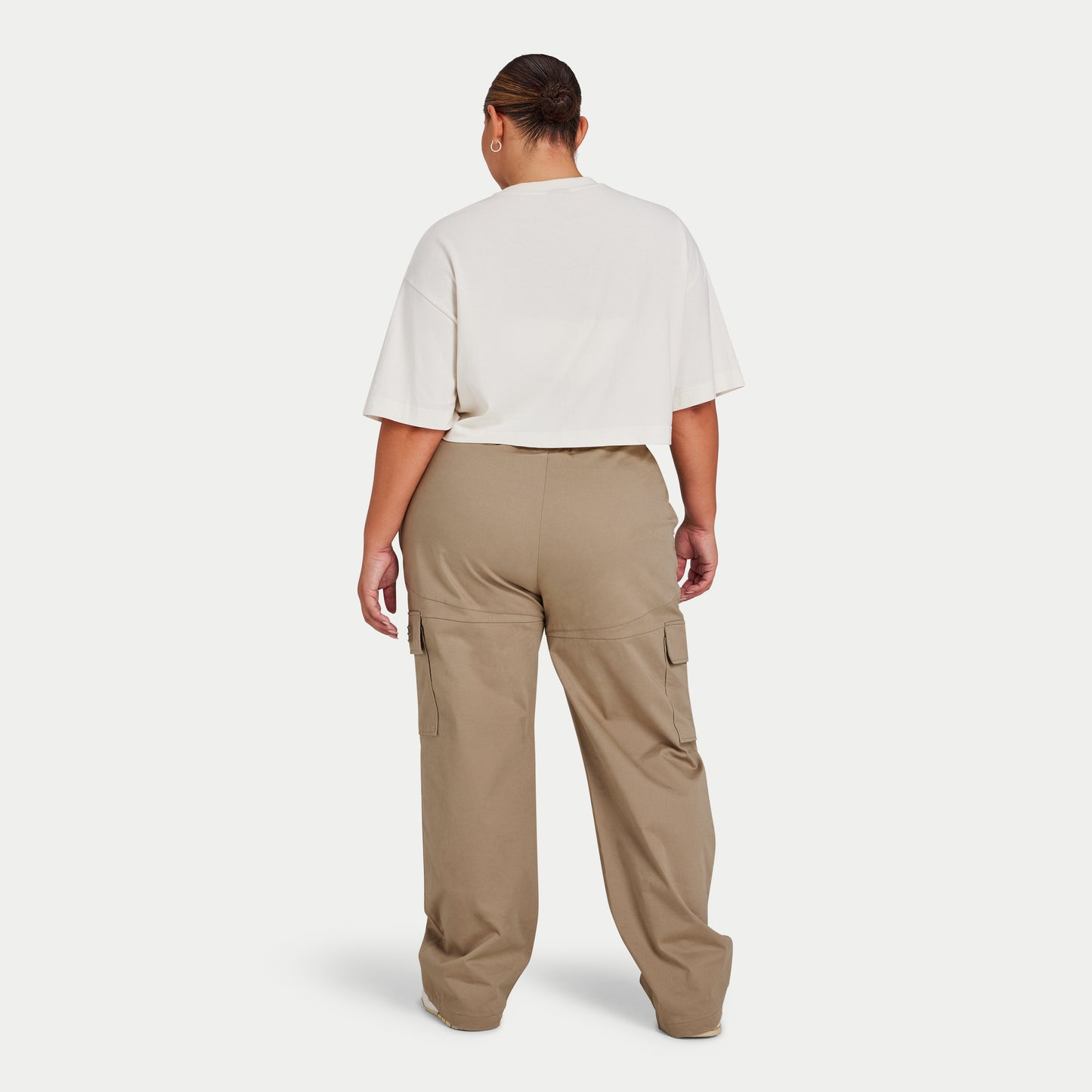 REWEAR Icon Cropped T-Shirt - Off White