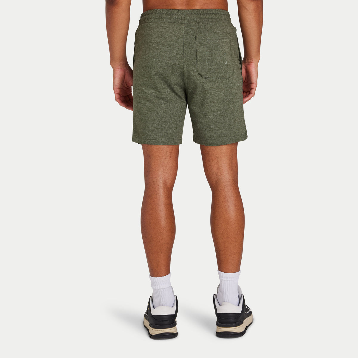 REWEAR Focus Sweatshort - Dark Khaki
