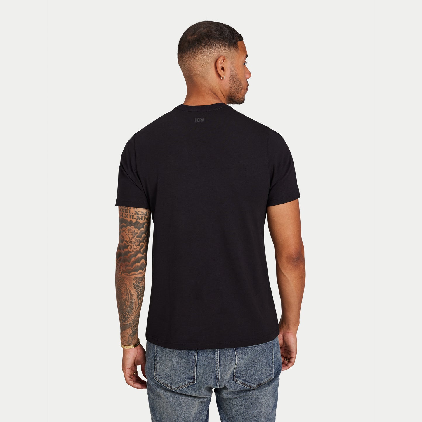 Mens Luxe Regular Fit T-Shirt - Black