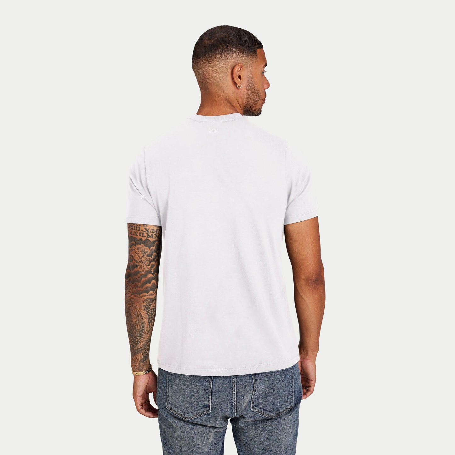 Mens Luxe Regular Fit T-Shirt - White