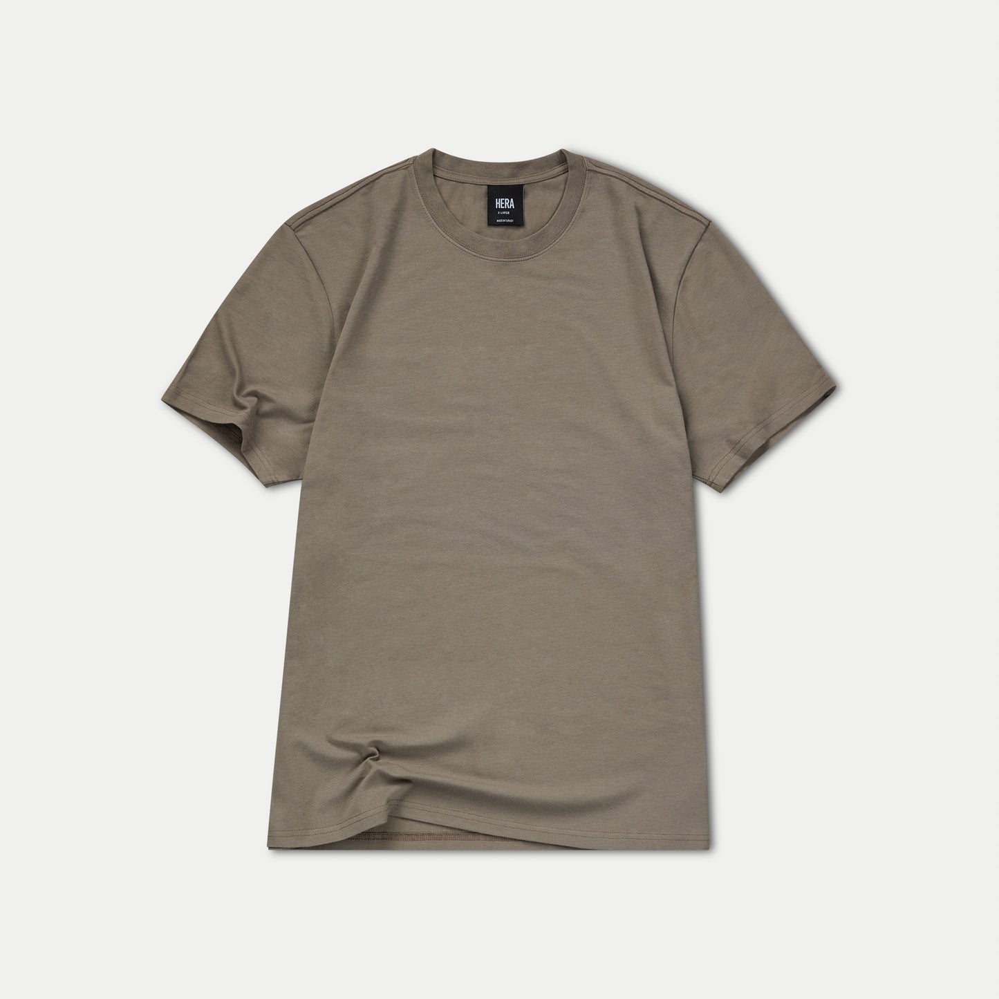 Mens Luxe Regular Fit T-Shirt - Marsh Grey