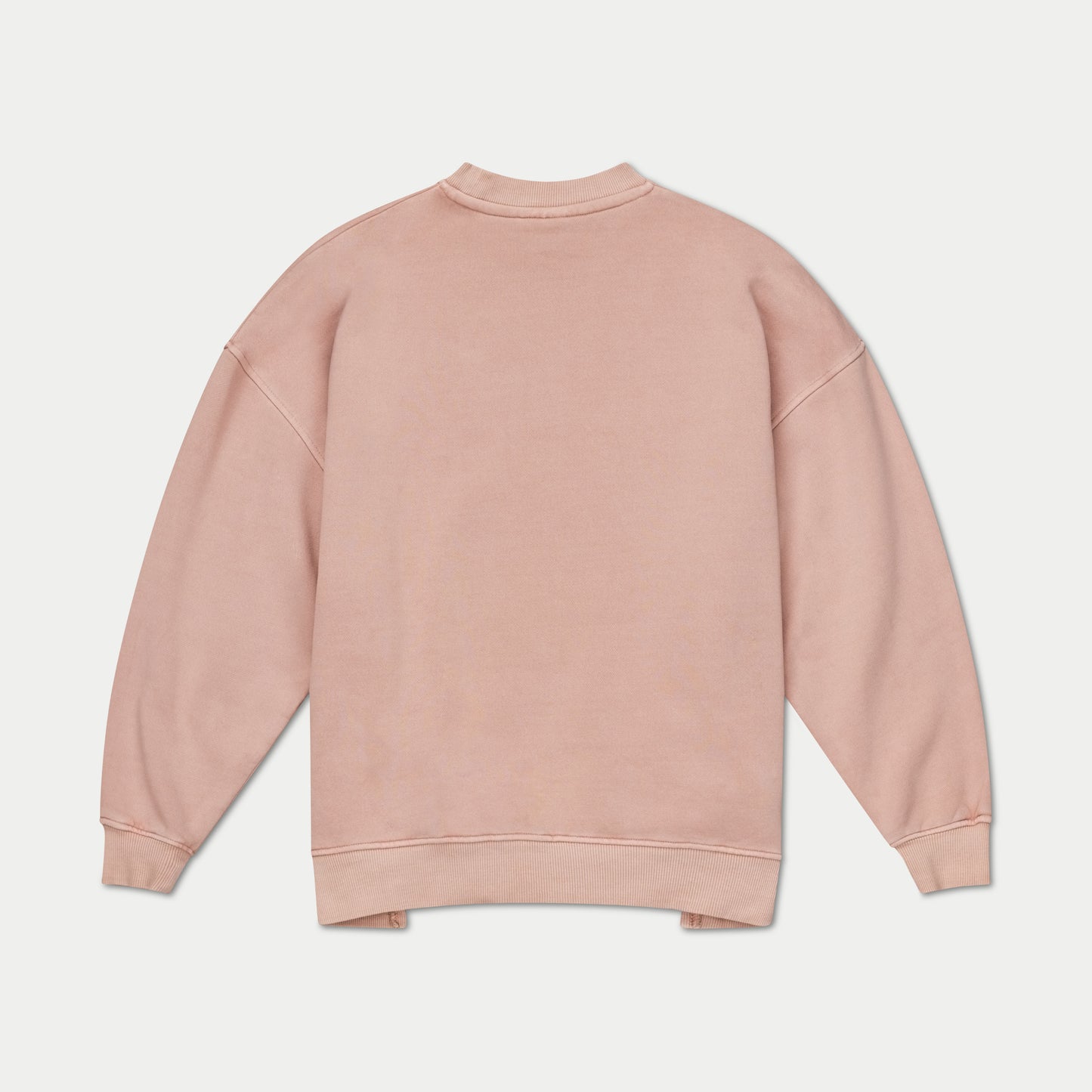 Womens Washed Sweatshirt - Pink Whip