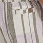 Mens Linen Mix Short - Off White & Grey