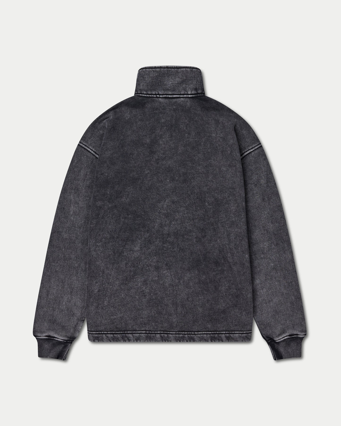 Womens Signature Washed Oversized 1/4 Zip Sweatshirt