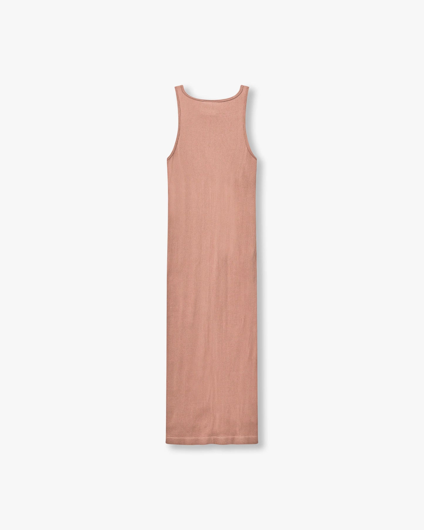Womens Ribbed Base Racer Midi Dress