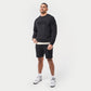 Mens Focus Lightweight Sweatshirt - Black