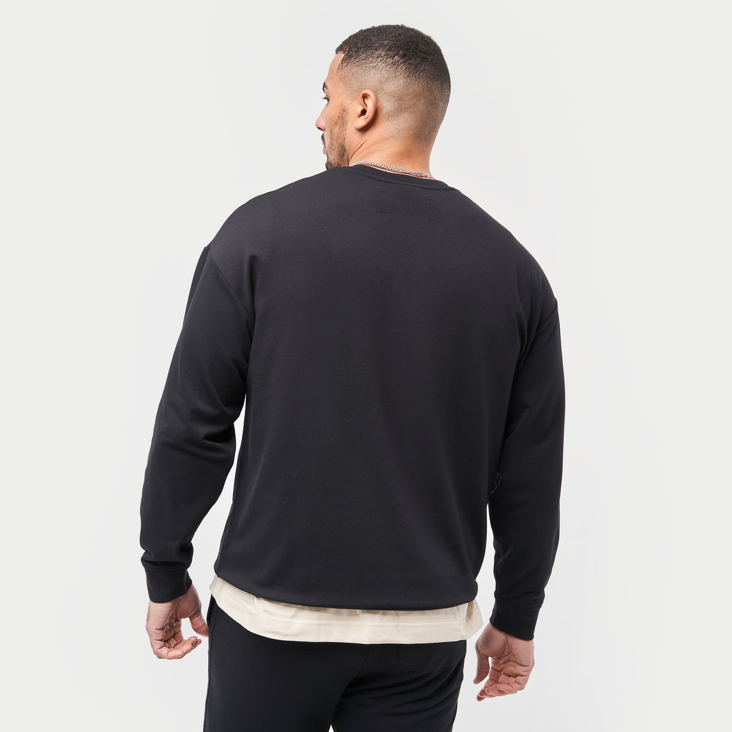 Mens Focus Lightweight Sweatshirt - Black