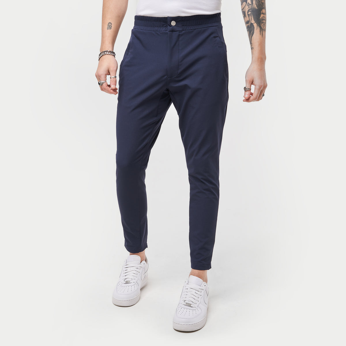 REWEAR Refined Tech Trouser - Dark Navy