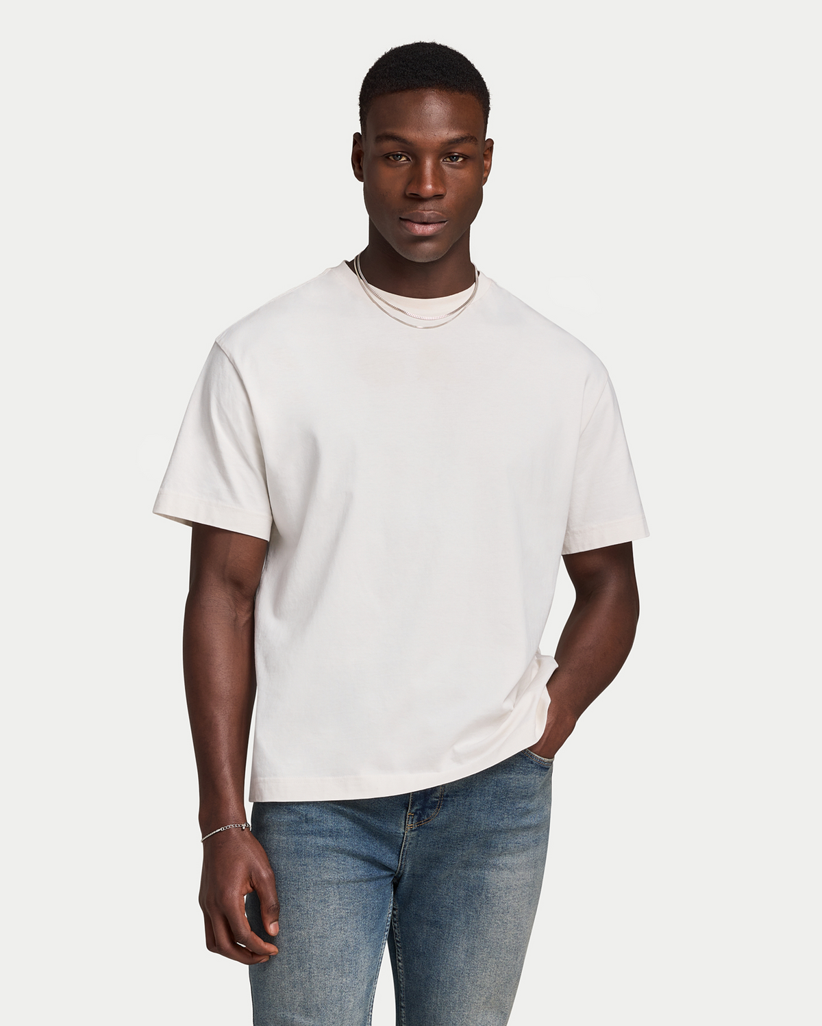 REWEAR Mens Blanks Oversized T-shirt