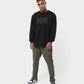 Mens Label Long Sleeve Oversized T-Shirt