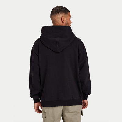 REWEAR Label Hoodie - Black