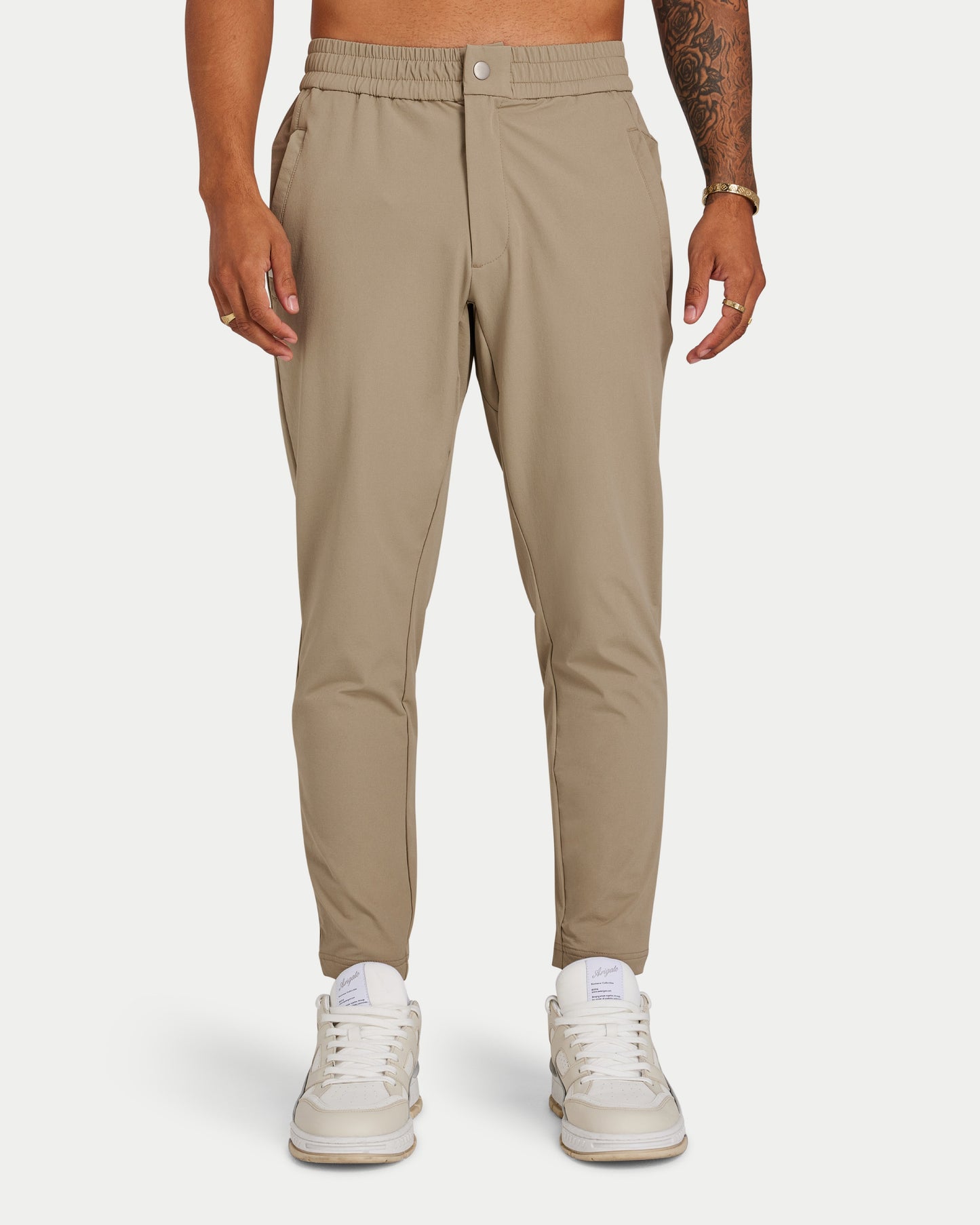 بنطلون رجالي بتقنية Refined Tech - رمادي أخضر 