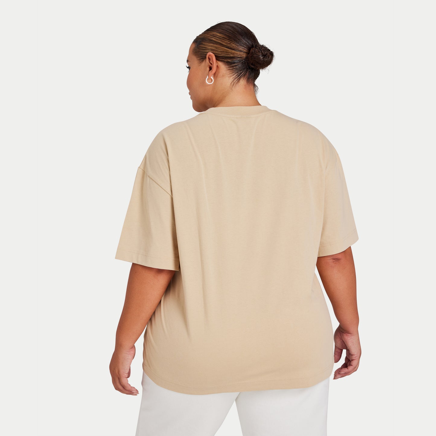 Womens Icon T-Shirt - Beige Cream