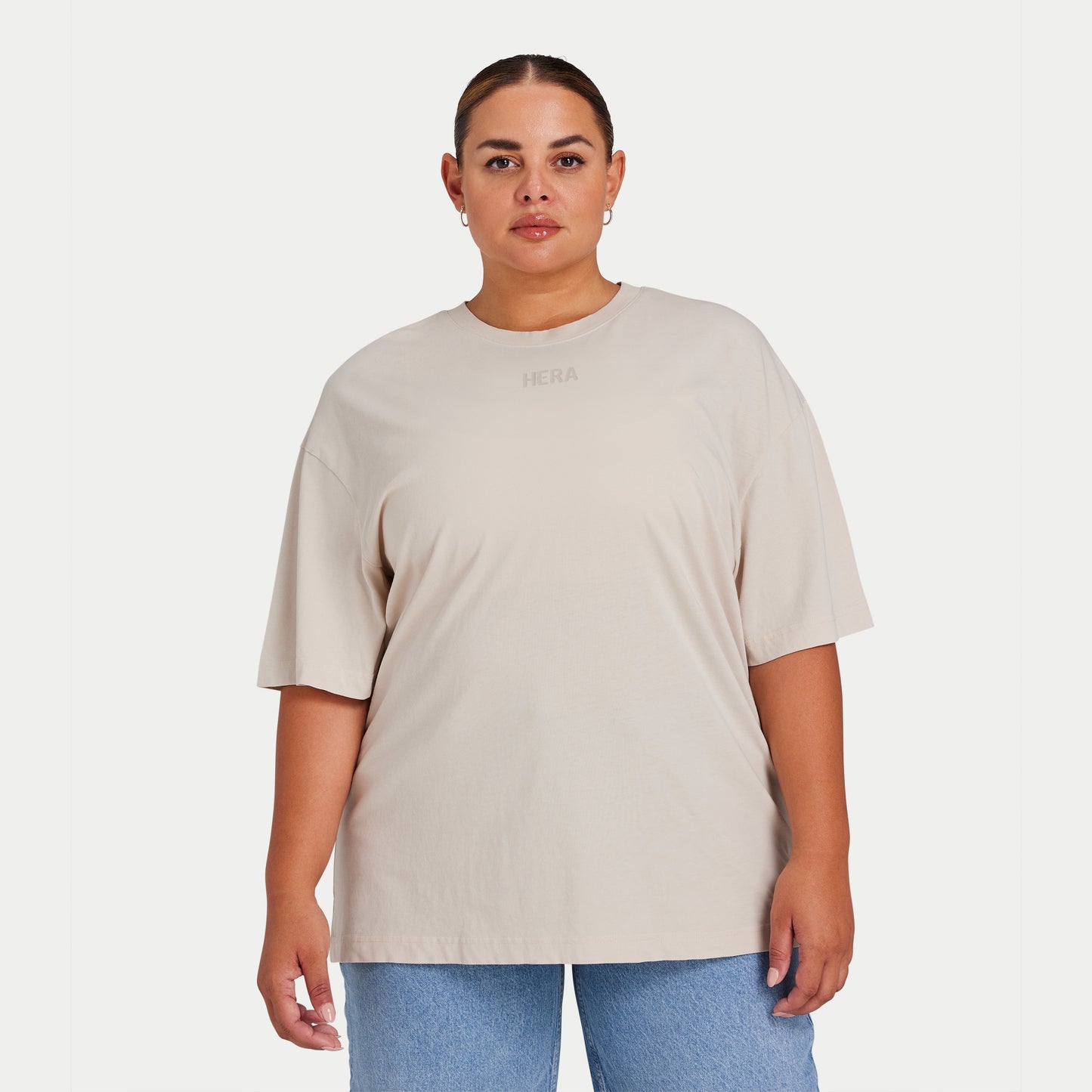 REWEAR Icon Oversized T-Shirt - Oatmeal