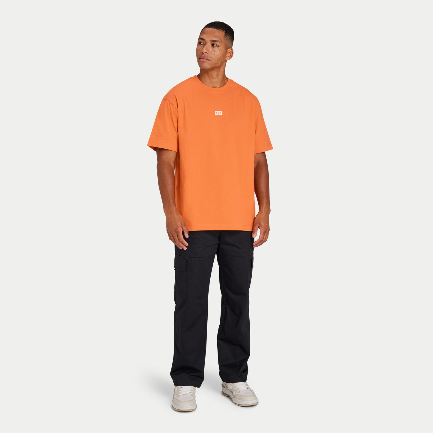Mens Collective Oversized T-Shirt - Orange