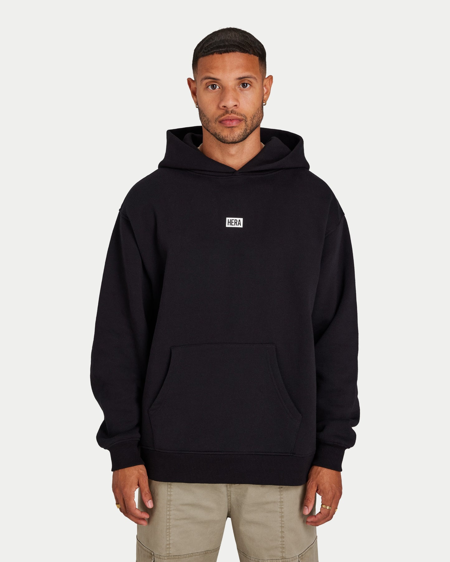 هوديي رجالي جماعي - أسود