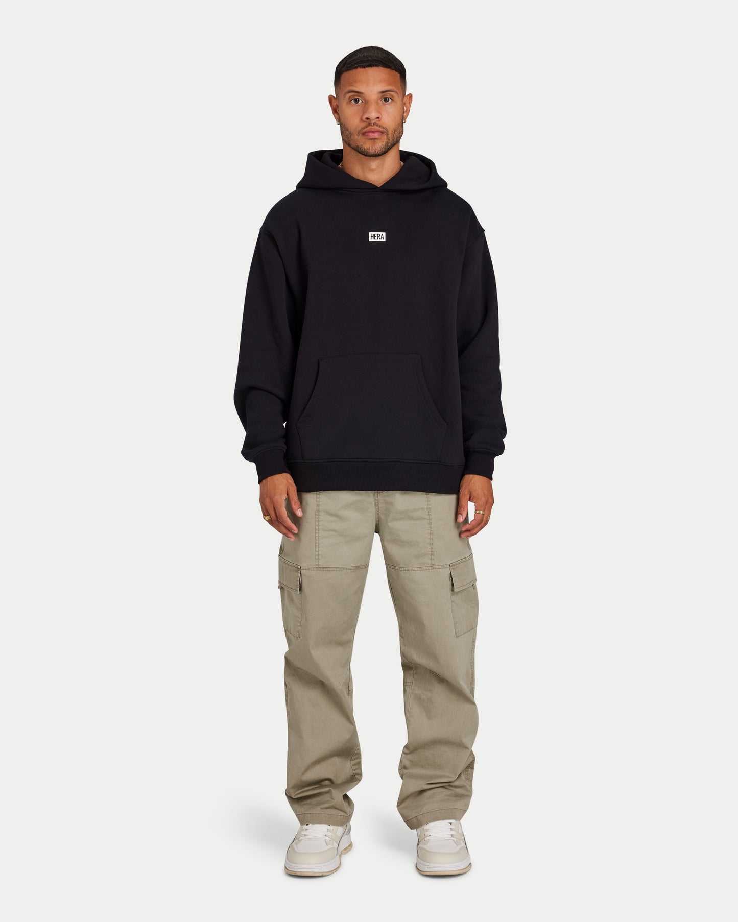 هوديي رجالي جماعي - أسود