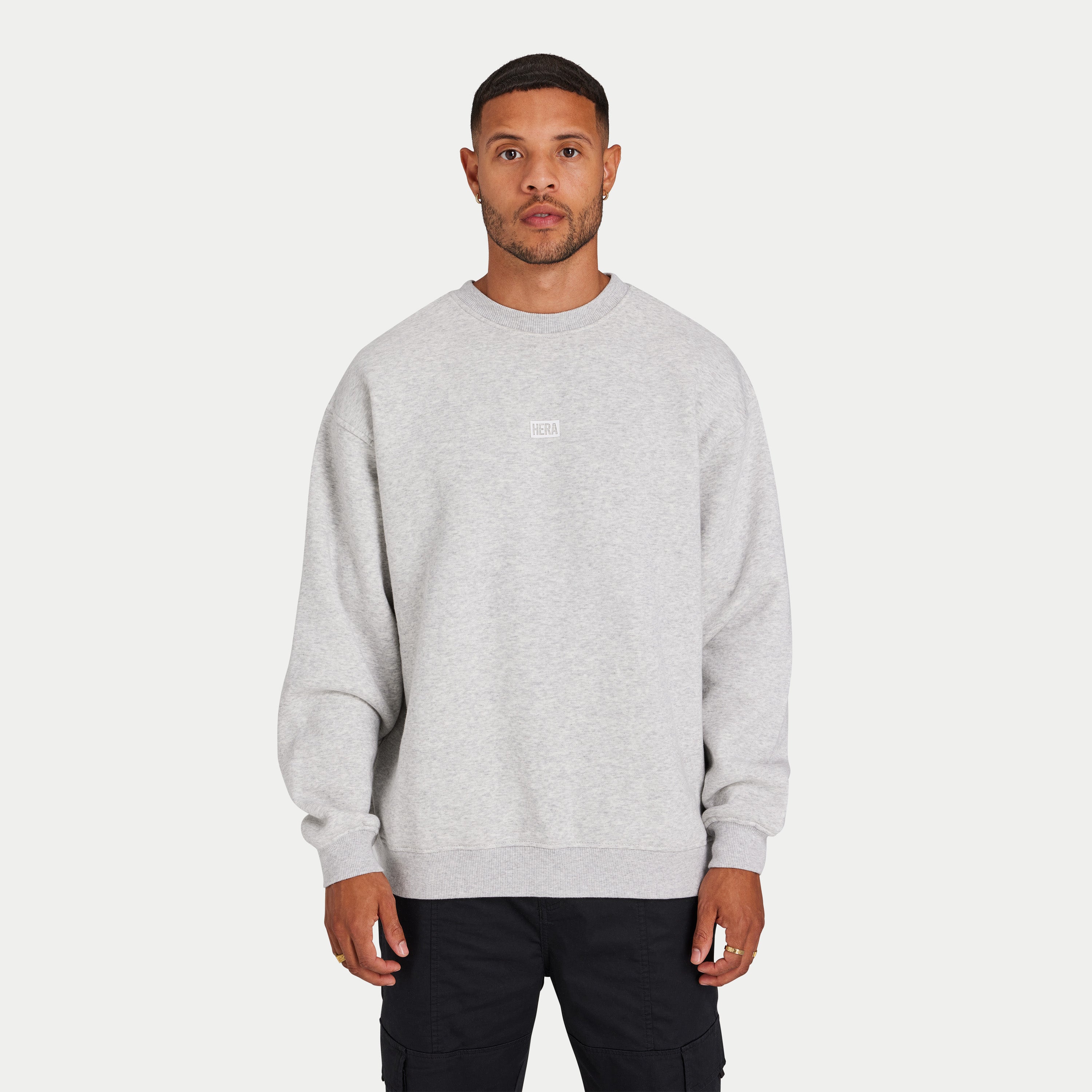 Mens Collective Sweatshirt Grey Marl