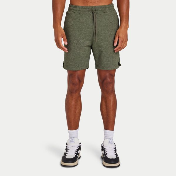 REWEAR Focus Sweatshort - Dark Khaki