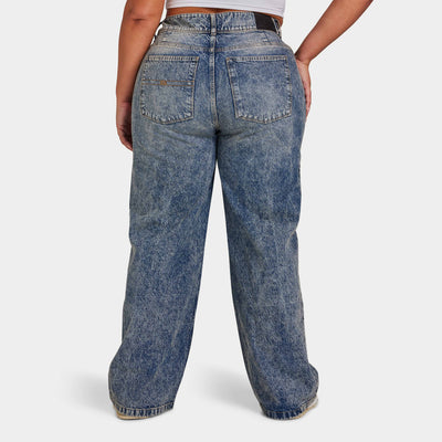 REWEAR Wide Leg Jean - Blue Sand