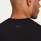 Mens Luxe Regular Fit Short Sleeve T-Shirt - Black