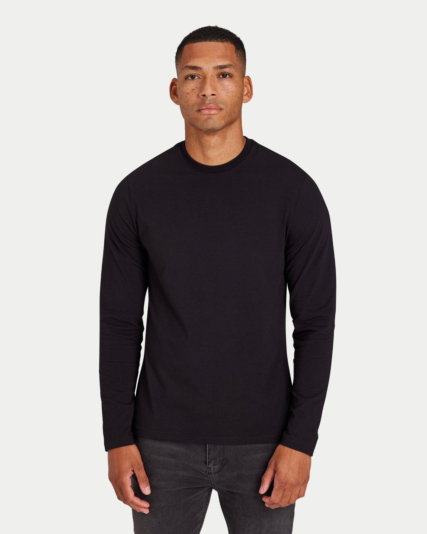 Mens Luxe Regular Fit Long Sleeve T-Shirt