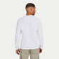 Mens Luxe Regular Fit Long Sleeve T-Shirt - White