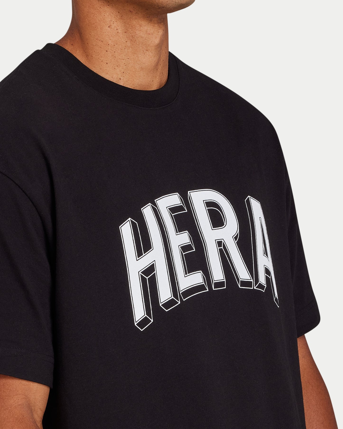 تيشيرت رجالي 365 كبير الحجم - أسود