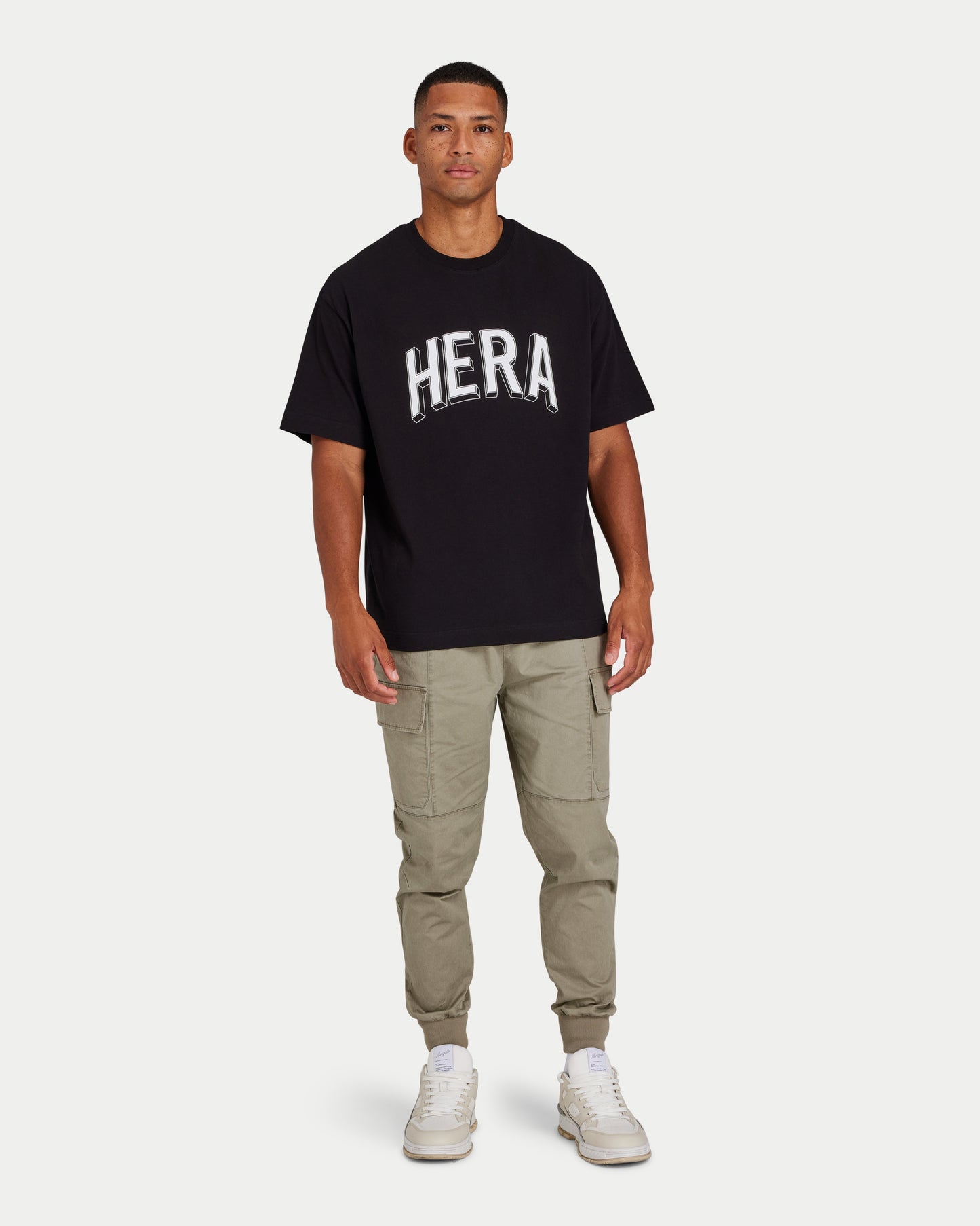 تيشيرت رجالي 365 كبير الحجم - أسود