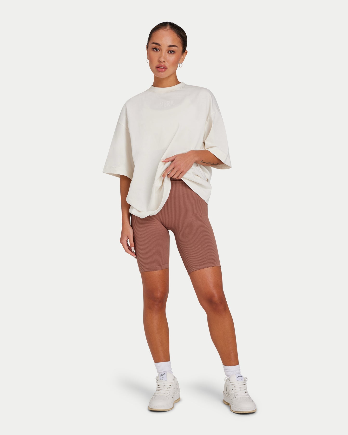 Womens Ribbed Base Short