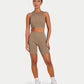 Womens Ribbed Base Short