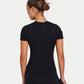 تي شيرت نسائي أساسي - أسود 