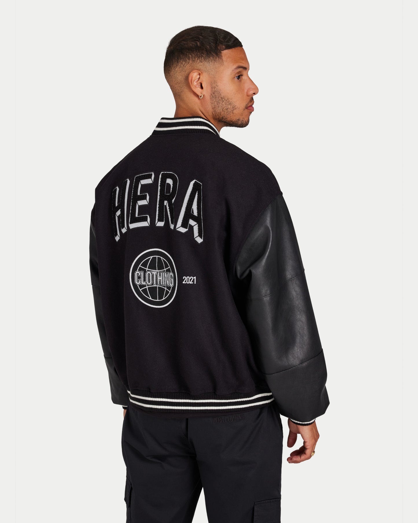 Mens Varsity Bomber Jacket