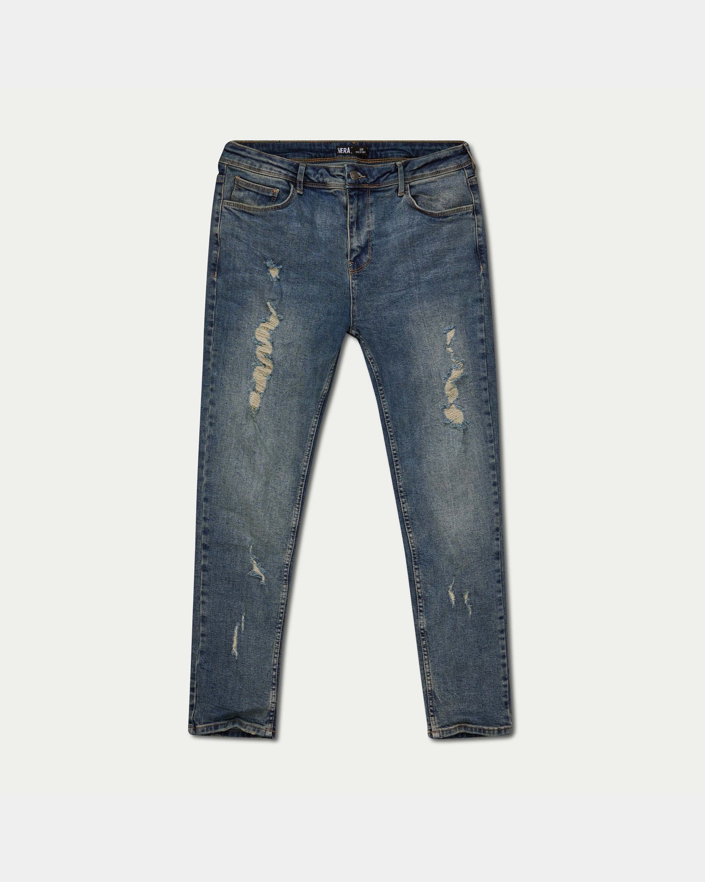 Mens Distressed Slim Fit Jean