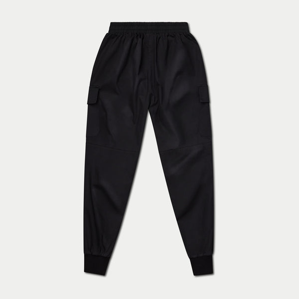 REWEAR Washed Utility Cargo Pant - Black