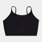REWEAR Womens Essential Crop Top - Black