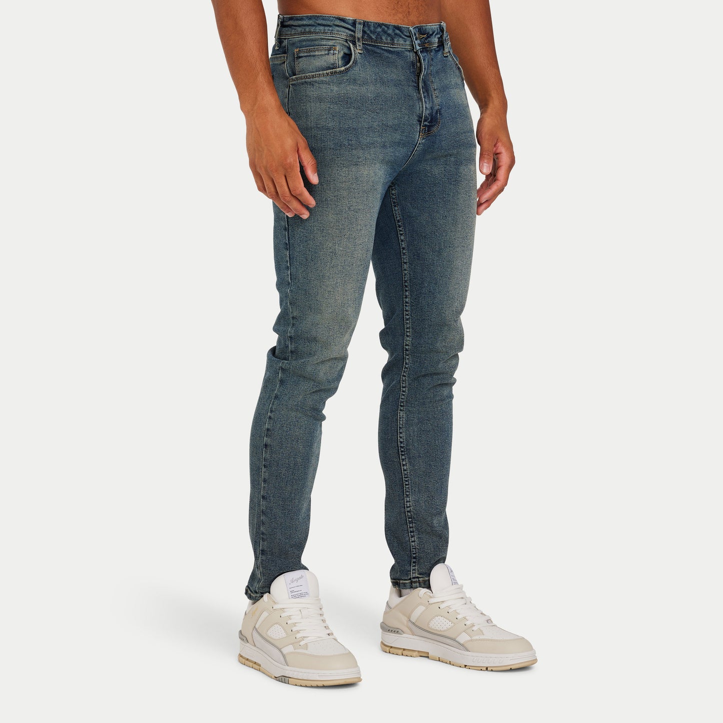 511 Mid Blue Denim Jeans For Men Skinny Fit