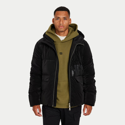REWEAR  Layer Puffer Jacket - Black