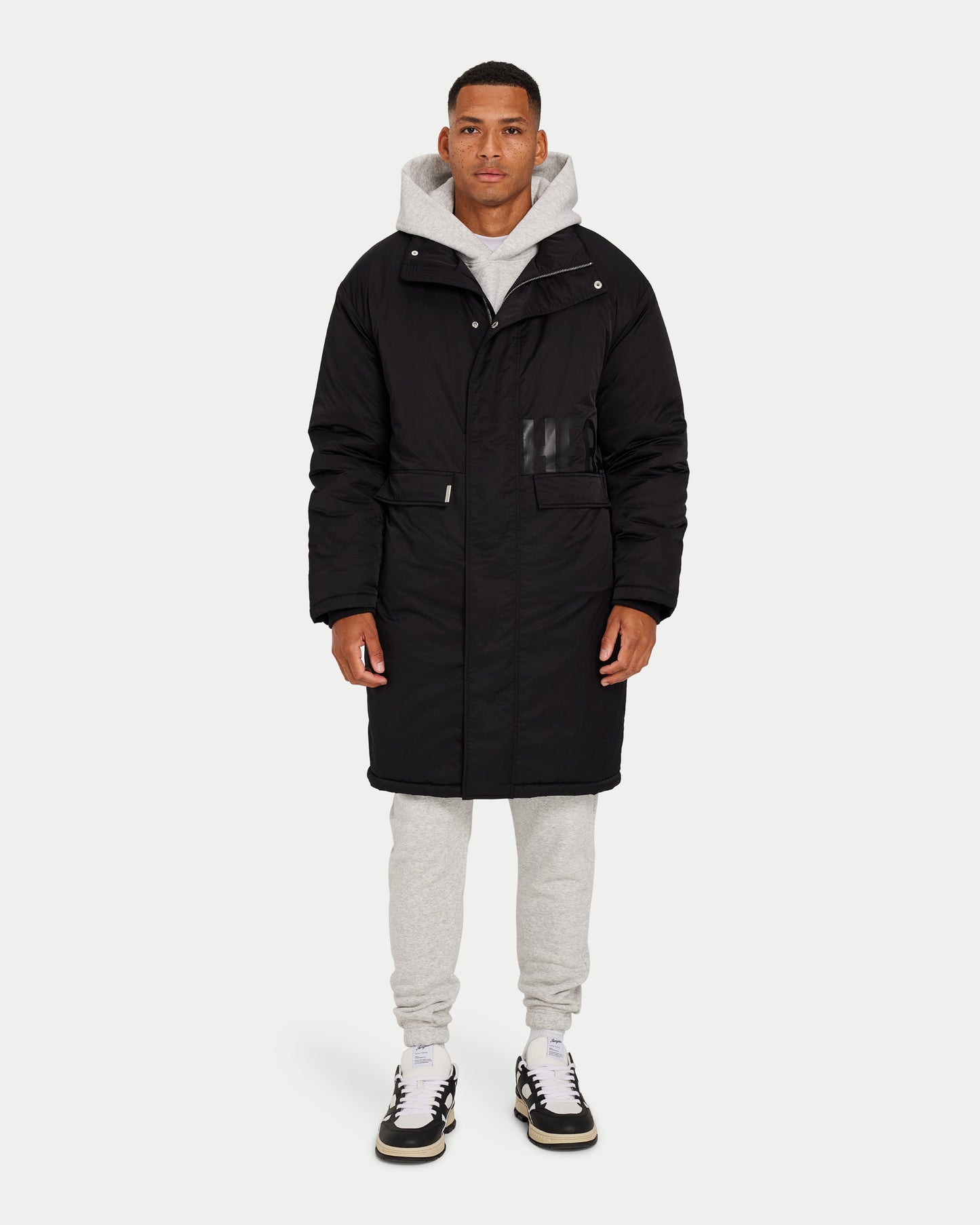 سترة رجالي طبقة باركا - أسود