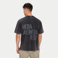 REWEAR Mens Washed Utility Oversized T-shirt - Washed Black