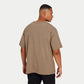 Mens Focus Oversized T-Shirt - Marsh Grey