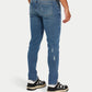 REWEAR Mens Distressed Slim Fit Jean