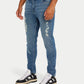 Mens Distressed Slim Fit Jean