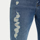 Mens Distressed Slim Fit Jean