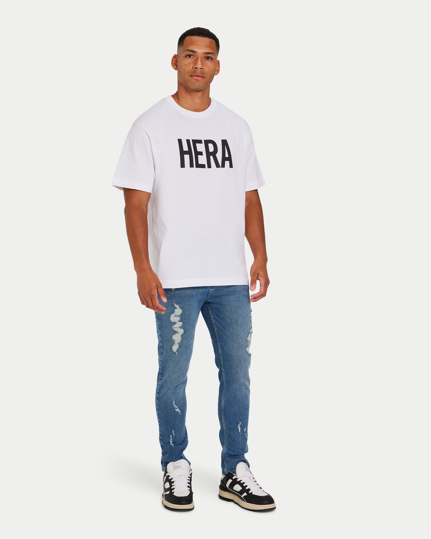 Mens Distressed Slim Fit Jean