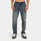 Mens Relaxed Denim Jean - Mid Wash