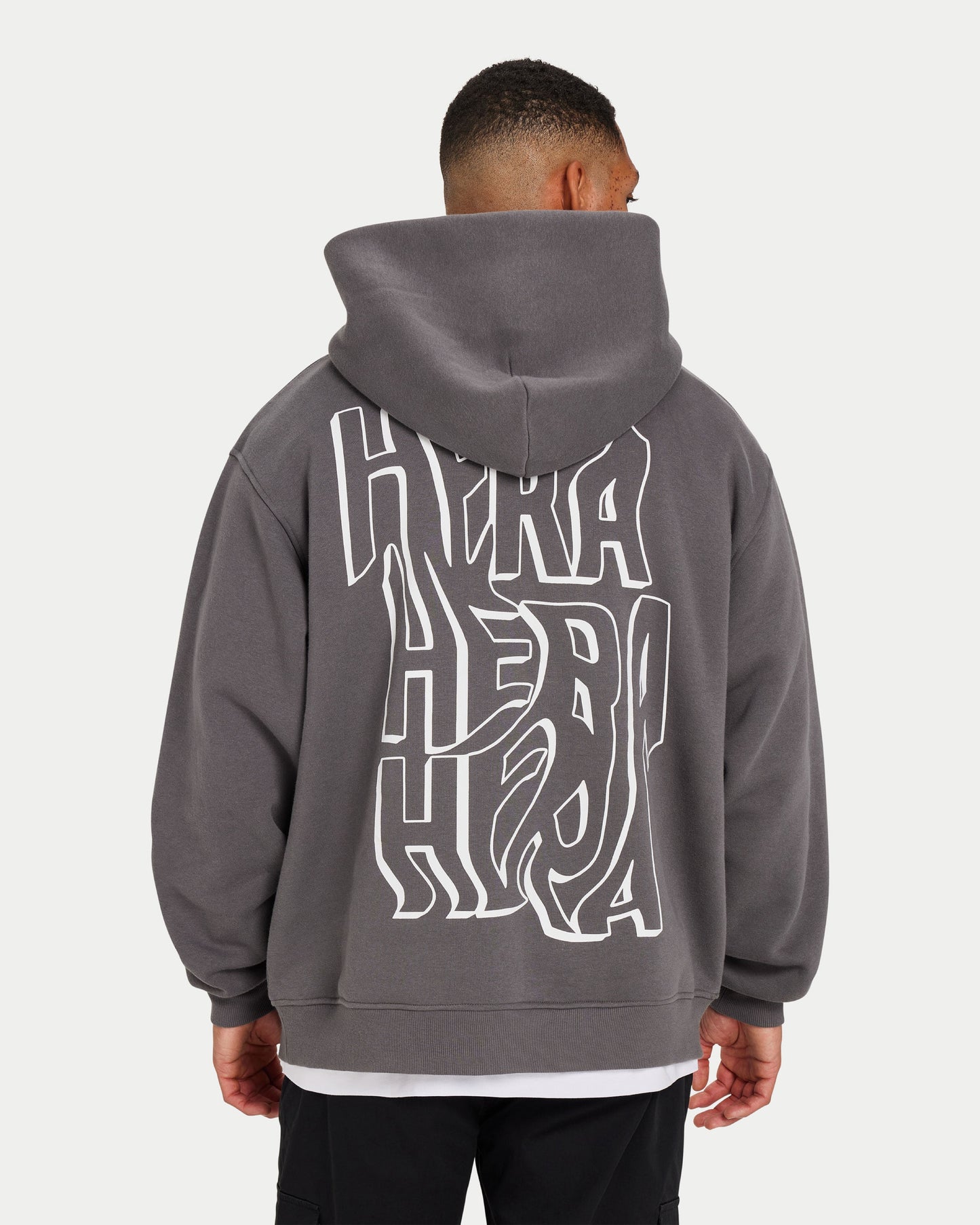 Mens Graffiti Oversized Hoodie