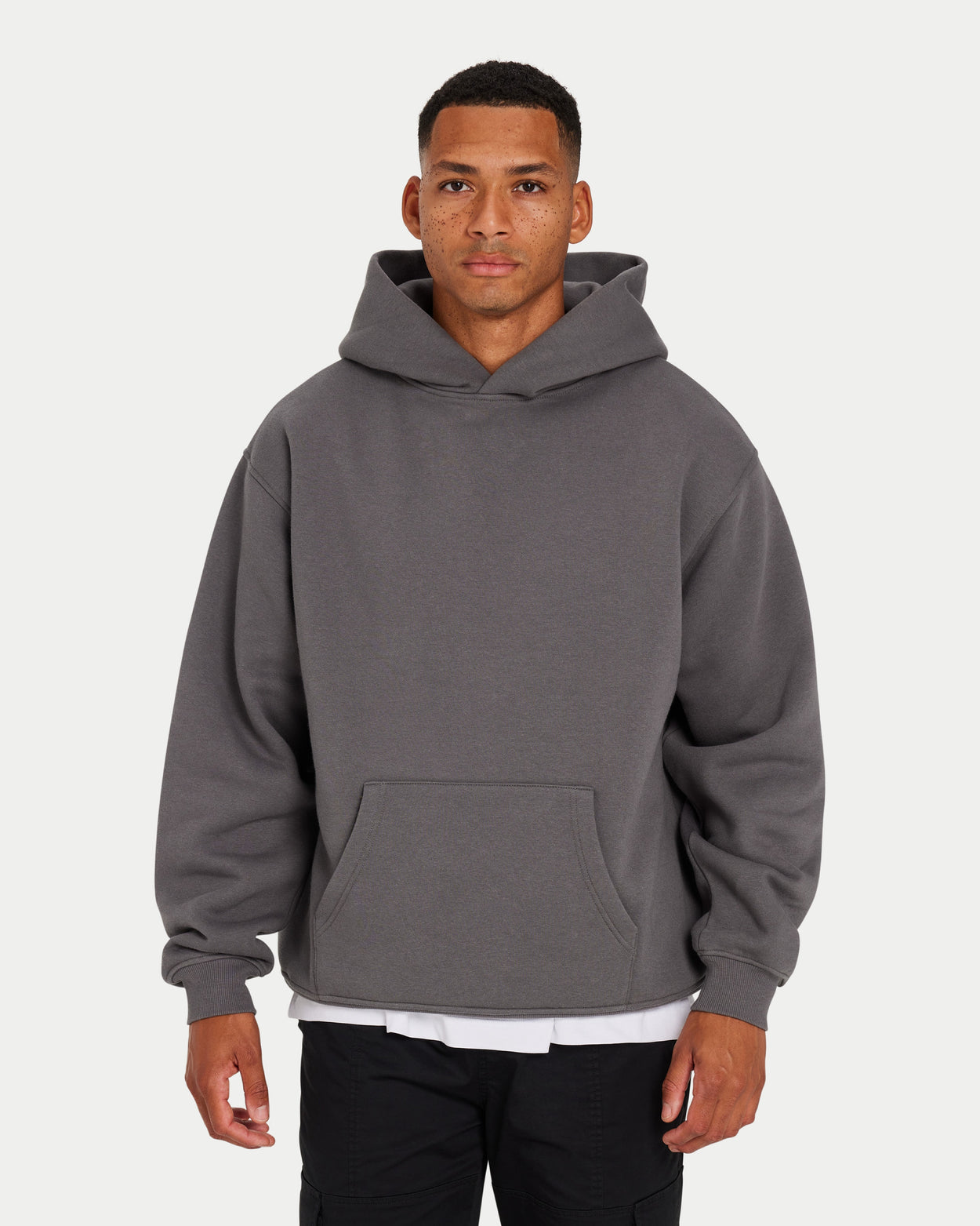 Mens Graffiti Oversized Hoodie - Main Image